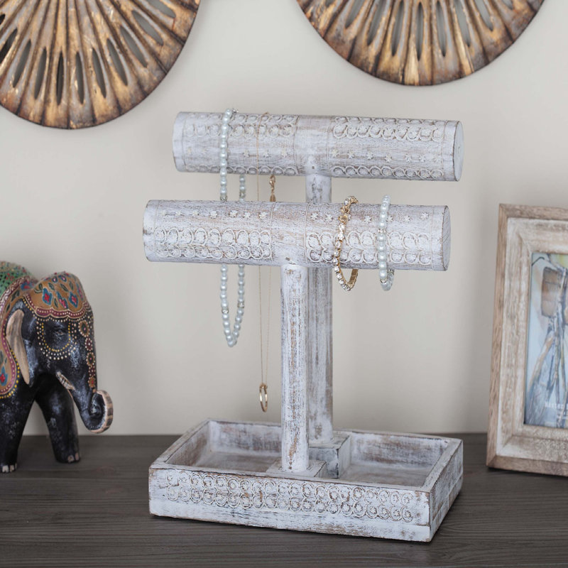 Ophelia & Co. Wood Jewelry Stand & Reviews Wayfair